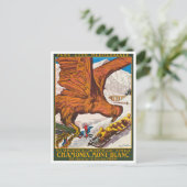 Chamonix Frankreich Vintage Reise Postkarte (Stehend Vorderseite)