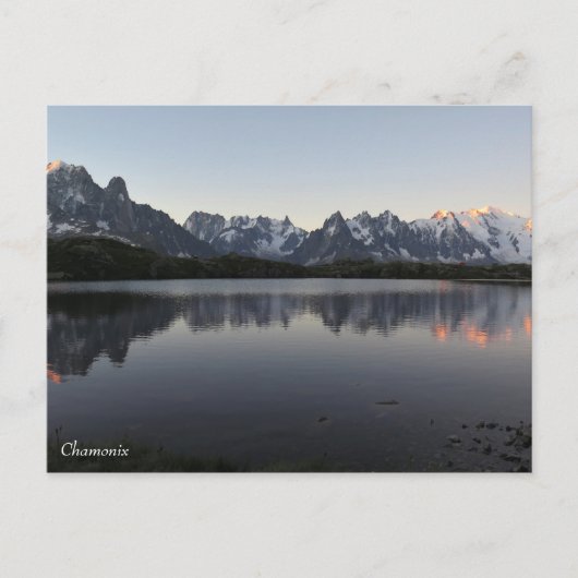 Chamonix Französische Alpen Postkarte (Vorderseite)