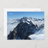 Chamonix Französische Alpen Postkarte (Vorne/Hinten)