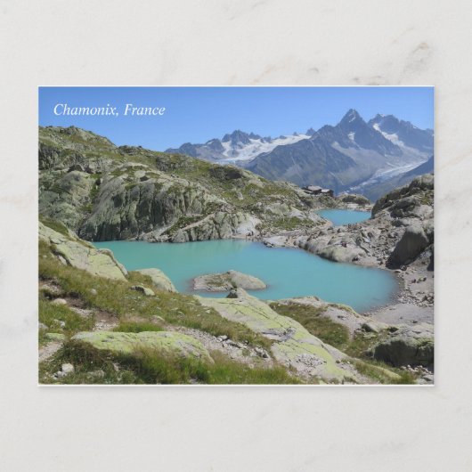 Chamonix Französische Alpen Postkarte (Vorderseite)