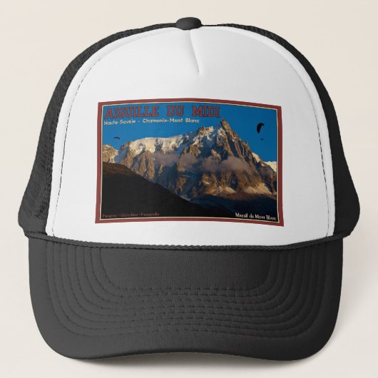 Chamonix - Gleitschirme Truckerkappe (Vorderseite)