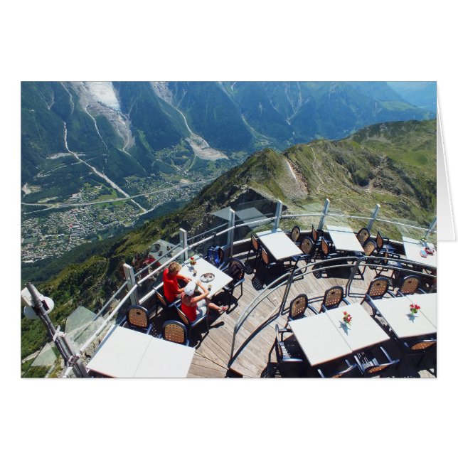 Chamonix im Tal, Französische Alpen (Vorderseite (Horizontal))