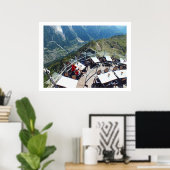 Chamonix im Tal, Französische Alpen Poster (Heimbüro)