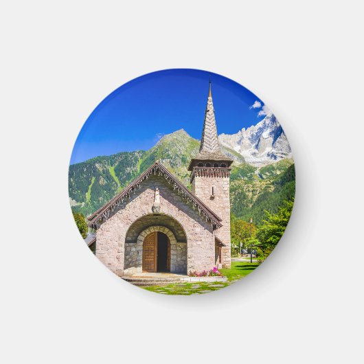 Chamonix-Kirche Magnet (Vorne)