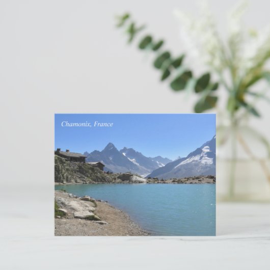 Chamonix Lac Blanc Postcard Postkarte (Stehend Vorderseite)