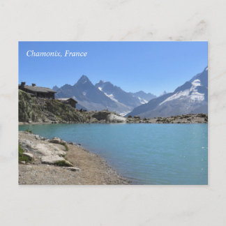 Chamonix Lac Blanc Postcard Postkarte