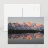 Chamonix Lac de Cheserys Postkarte (Vorne/Hinten)
