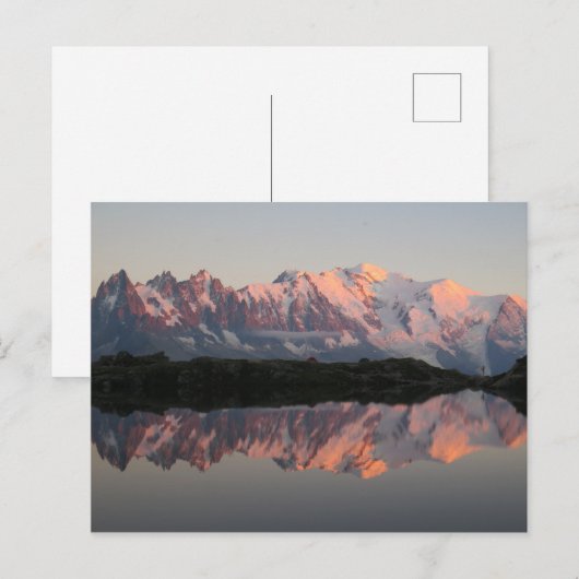 Chamonix Lac de Cheserys Postkarte (Vorne/Hinten)