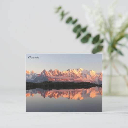 Chamonix Lac de Cheserys Postkarte (Stehend Vorderseite)