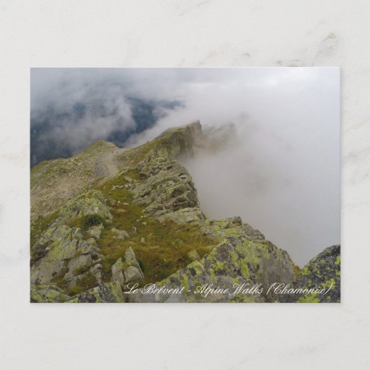 Chamonix, Le Brévent Berge - Frankreich Postkarte (Vorderseite)