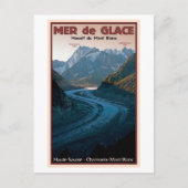 Chamonix - Mer de Glace Postkarte (Vorderseite)