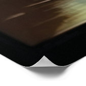 Chamonix, Mont Blan, Ski Poster (Ecke)