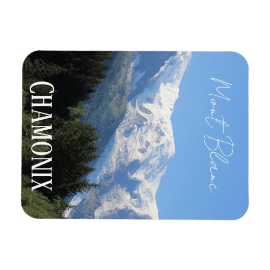 Chamonix, Mont Blanc, Alpes, Sommer Magnet (Horizontal)