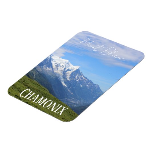 Chamonix, Mont Blanc, Alpes, Sommer Magnet (Linke Seite)