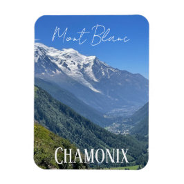 Chamonix, Mont Blanc, Alpes, Sommer Magnet
