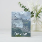 Chamonix, Mont Blanc, Alpes, Sommer Postkarte (Stehend Vorderseite)