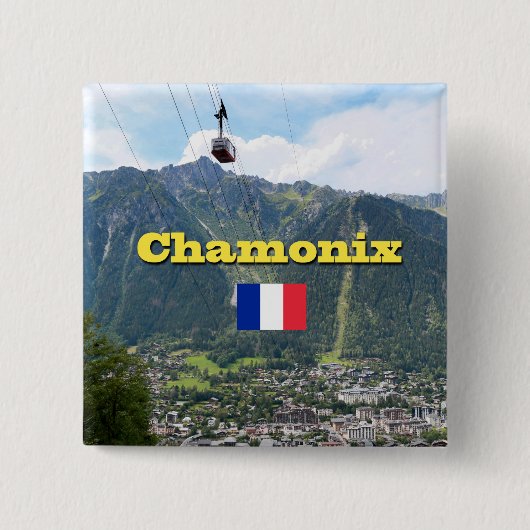Chamonix - Mont Blanc Button (Vorderseite)