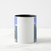 Chamonix, Mont Blanc, digitales Bild Tasse (Zentrum)