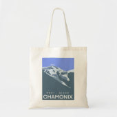 Chamonix, Mont Blanc, digitales Bild Tragetasche (Vorne)