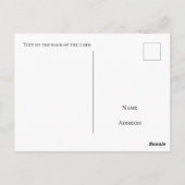 Chamonix Mont Blanc Frankreich blaue Postkarte (Rückseite)