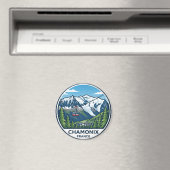 Chamonix Mont-Blanc Frankreich Magnet (In Situ (Geschirrspüler))