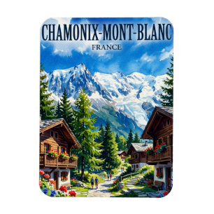 Chamonix-Mont-Blanc Frankreich Magnet