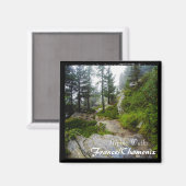 Chamonix, Mont Blanc, Frankreich (Magnet) Magnet (Vorderseite/Rückseite)