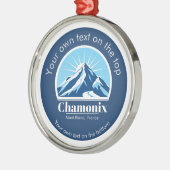 Chamonix Mont Blanc Frankreich Medaille Ornament Aus Metall (Links)