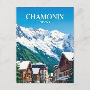 Chamonix-Mont-Blanc Frankreich Postkarte