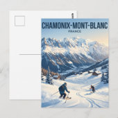 Chamonix-Mont-Blanc Frankreich Postkarte (Vorne/Hinten)