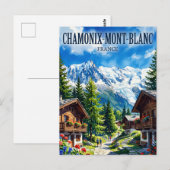 Chamonix-Mont-Blanc Frankreich Postkarte (Vorne/Hinten)