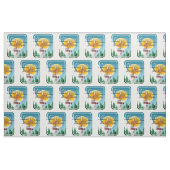 Chamonix Mont Blanc Frankreich Stoff (Fat Quarter (45,7 x 55,9 cm))