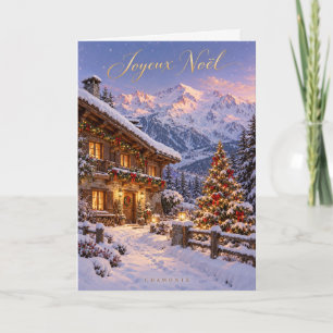 Chamonix Mont Blanc Frohe Weihnachten