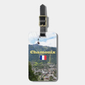 Chamonix - Mont Blanc Gepäckanhänger (Vorderseite vertikal)