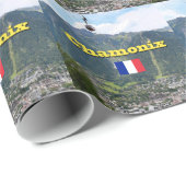 Chamonix - Mont Blanc Geschenkpapier (Rolleneckpunkt)