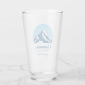 Chamonix Mont Blanc Glas (Rückseite)