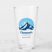 Chamonix Mont Blanc Glas (Vorderseite)