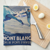 Chamonix - Mont Blanc Handtuch (Viertel Falte)