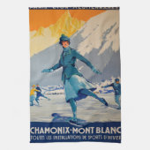 Chamonix - Mont Blanc Handtuch (Vertikal)