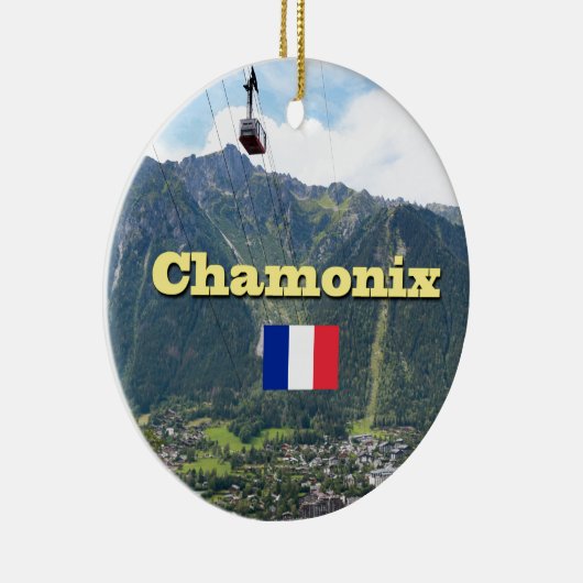 Chamonix - Mont Blanc Keramikornament (Rechts)