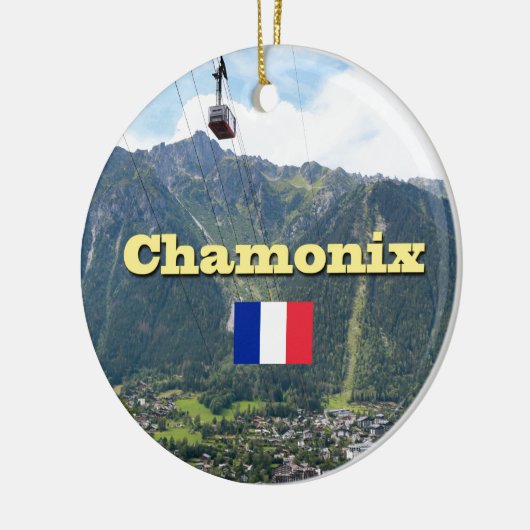 Chamonix - Mont Blanc Keramikornament (Links)