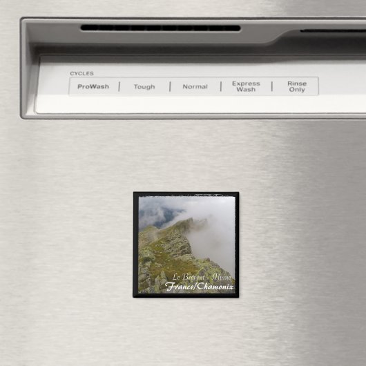 Chamonix, Mont Blanc, Le Brévent (Magnet) Magnet (In Situ (Geschirrspüler))