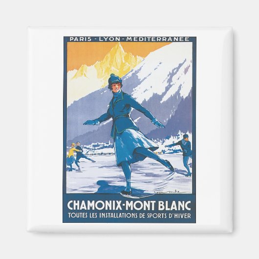 Chamonix Mont Blanc Magnet (Vorne)