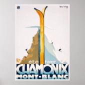 Chamonix Mont Blanc Poster (Vorne)