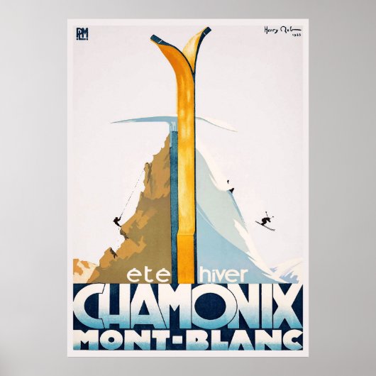 Chamonix Mont Blanc Poster (Vorne)