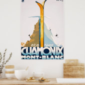 Chamonix Mont Blanc Poster (Küche)