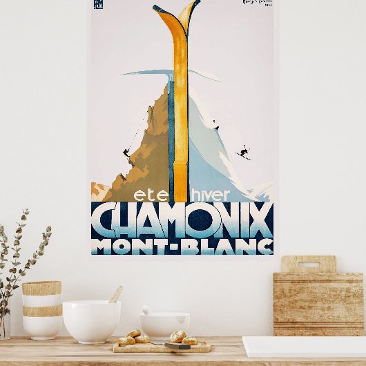 Chamonix Mont Blanc Poster (Küche)