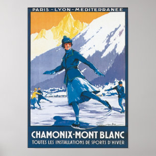 Chamonix Mont Blanc Poster