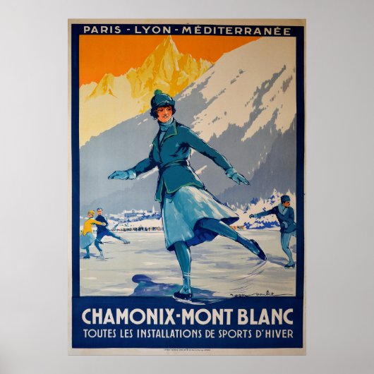 Chamonix - Mont Blanc Poster (Vorne)
