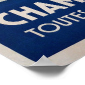 Chamonix - Mont Blanc Poster (Ecke)